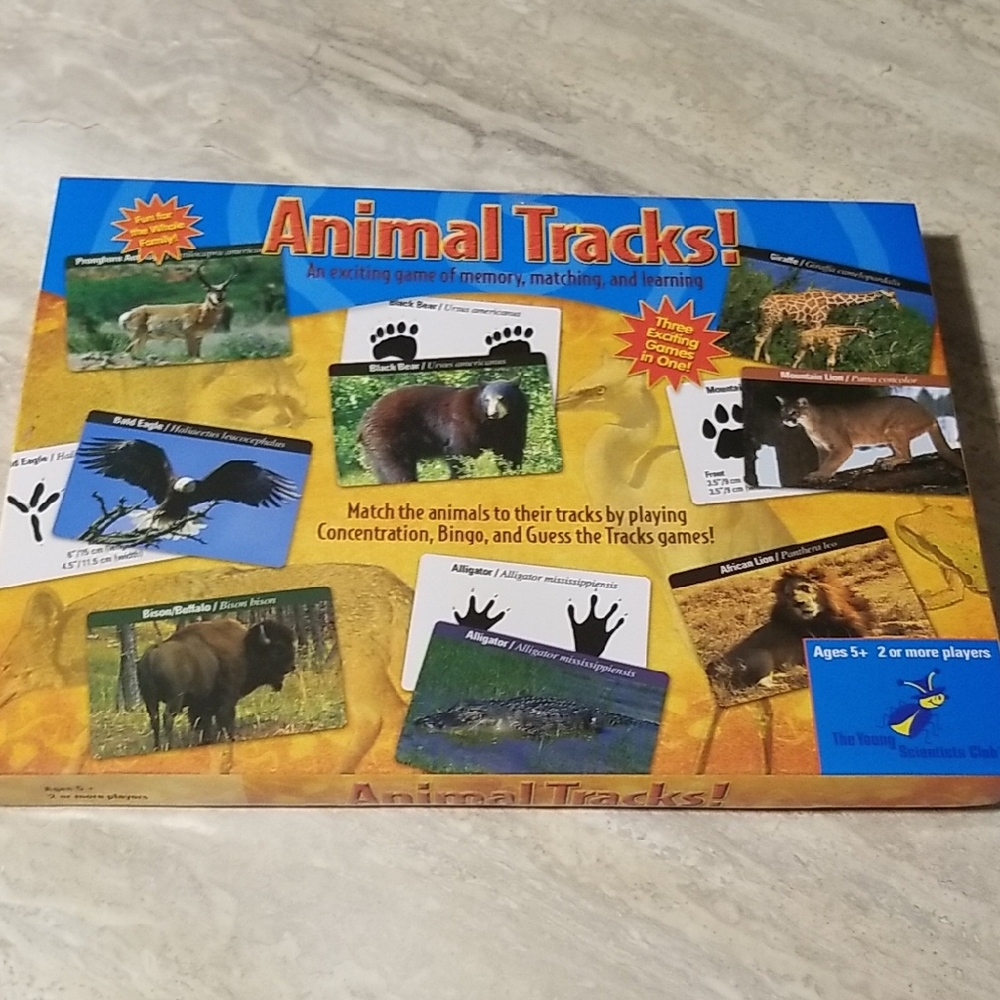 Animal Tracks Game for Kids - Educational and Fun 3 Games In 1